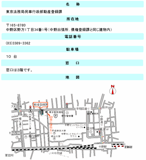 動産登録課地図